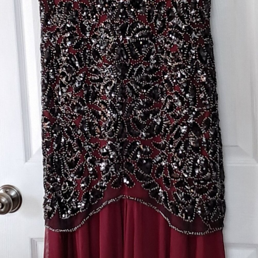 Pretty Guide Women's 1920's Sequin Gatsby Long Evening Gown| Prom Dress | Large - Picture 2 of 6